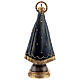 Nuestra Señora Aparecida corona estatua resina 31,5 cm s5