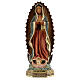 Nuestra Señora Guadalupe base barroca estatua resina 23 cm s1