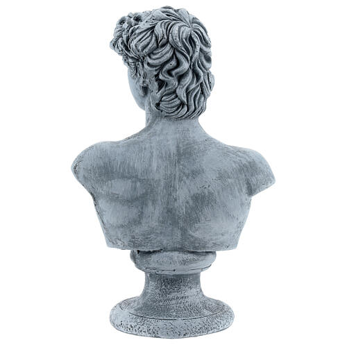 Busto David de Michelangelo resina 30x19 cm 5