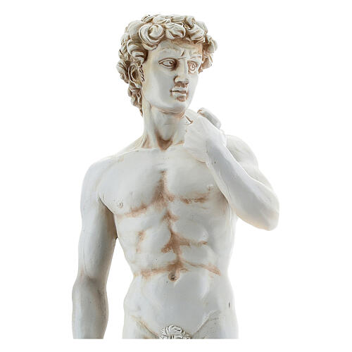 David de Michelangelo reprodução resina 31 cm 2