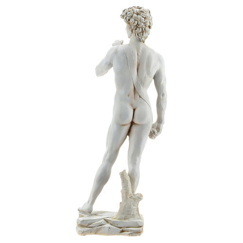 David de Michelangelo reprodução resina 31 cm 5