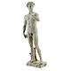 David a la manera de Miguel Ángel Buonarroti estatua resina 13 cm efecto mármol s2