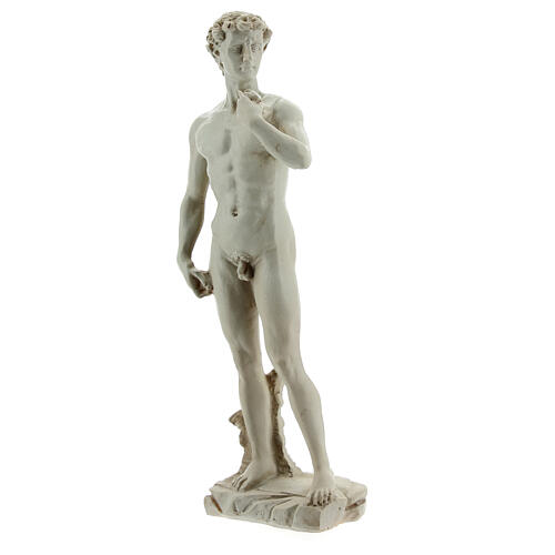 David michelangiolesco statua resina 13 cm effetto marmo 2