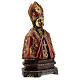 St Januarius Bust in resin gold detail 14 cm s3