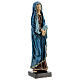 Estatua Virgen Dolorosa manos juntas resina 30 cm s4