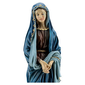 Figura Bolesna Madonna dłonie złożone 30 cm żywica