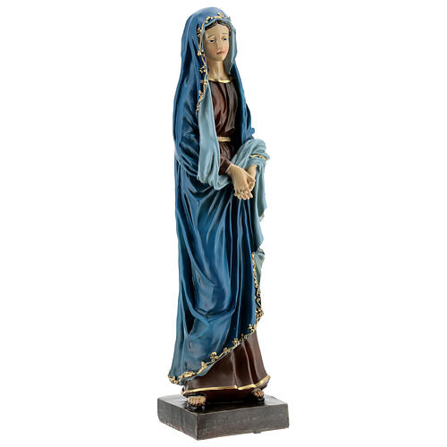 Nossa Senhora das Dores mãos juntas resina 30 cm 4