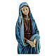 Our Lady of Sorrow golden details resin 20 cm s2