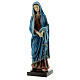 Our Lady of Sorrows statue with gold detailing resin 20 cm s3