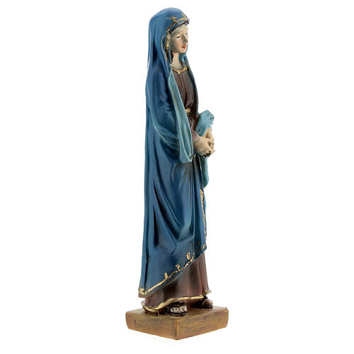 Figurka Bolesna Matka Boża żywica 12 cm 3