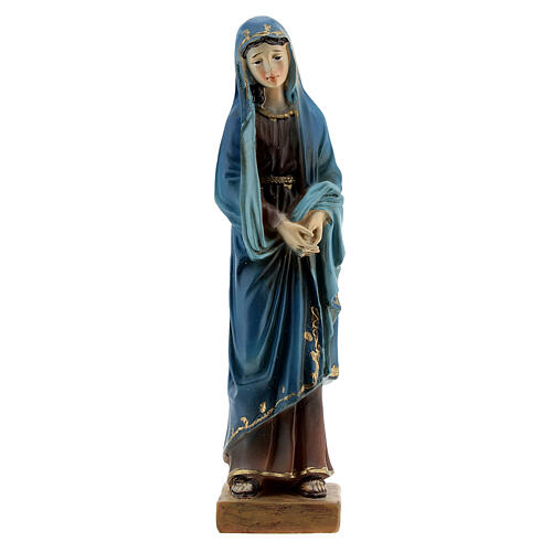 Statue Our Lady of Sorrows resin 12 cm 1