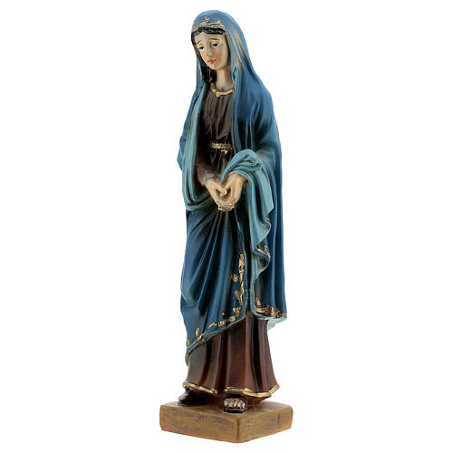 Statue Our Lady of Sorrows resin 12 cm 2