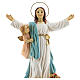 Estatua Virgen María ángeles resina 30 cm s2