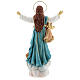 Estatua Virgen María ángeles resina 30 cm s5