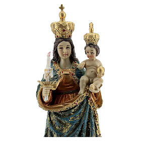 Virgen de Bonaria estatua resina 20 cm