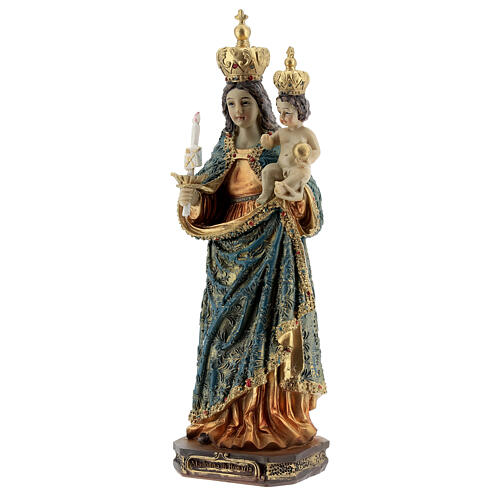 Virgen de Bonaria estatua resina 20 cm 3