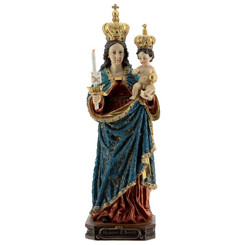 Statue Notre-Dame de Bonaria avec Enfant Jésus résine 31,5 cm 1