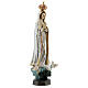 Statue Notre-Dame de Fatima colombes résine 20 cm s4