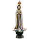 Statua Madonna Fatima colombe resina 20 cm s1