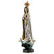 Statua Madonna Fatima colombe resina 20 cm s3