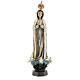 Virgen Fátima que reza estatua resina 30 cm s1
