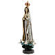 Madonna Fatima in preghiera statua resina 30 cm s3