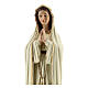 Statue Notre-Dame de Fatima robe blanche sans couronne résine 30 cm s2