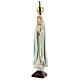 Virgen Fátima corona dorada estatua resina 20 cm s3