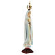 Virgen Fátima corona dorada estatua resina 20 cm s4