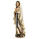 Notre-Dame de Lourdes mains jointes statue résine 12,5 cm s2