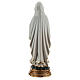 Nossa Senhora de Lourdes de mãos juntas imagem resina 14,5 cm s4