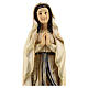 Estatua Virgen Lourdes rosas resina 31 cm s2