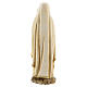Statue Notre-Dame de Lourdes roses résine 31 cm s5
