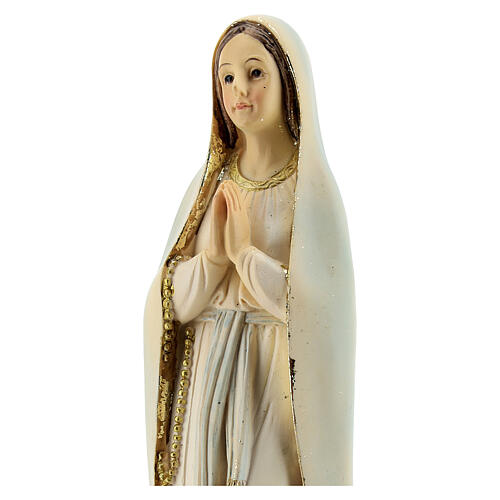 Virgen que reza estatua resina 20,5 cm 2