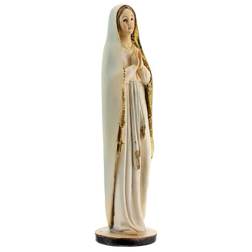 Virgen que reza estatua resina 20,5 cm 4
