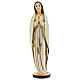Nossa Senhora em oração detalhes dourados imagem resina 30,5 cm s1