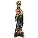 Statua Madonna Bambino base dorata barocca resina h 30,5 cm s1