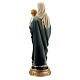 Vierge à l'Enfant chapelet statue résine 15 cm s4