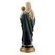 Mary and Child statue with rosary in resin 15 cm s4