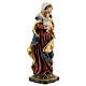 Madonna Bambino volta celeste statua resina 14 cm s3