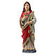 Statua Santa Lucia in resina dipinta 10 cm s1