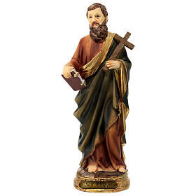 Statue Saint Philippe 20 cm résine peinte