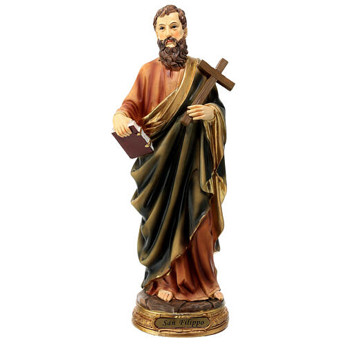 Resin statue of Saint Philip 30 cm 1