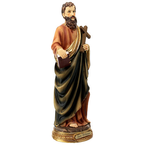 Resin statue of Saint Philip 30 cm 4