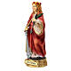St Philomena statue colored resin 12 cm s2