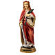 St Philomena statue in colored resin 20 cm s1