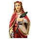 St Philomena statue in colored resin 20 cm s2
