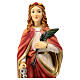 Santa Filomena 30 cm resina colorata s2