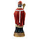 Statue of Saint Augustine, 13 cm, painted resin s4
