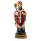 Statua Sant'Agostino 13 cm resina colorata s1